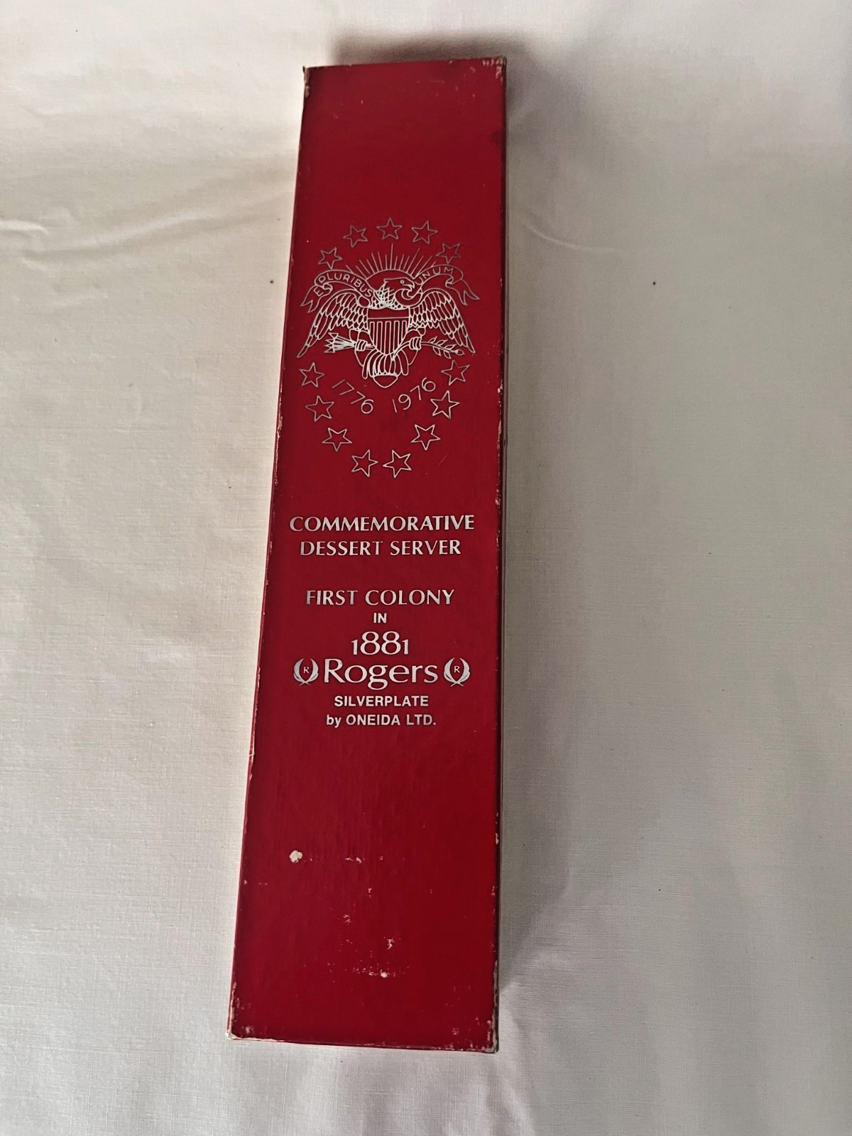 Cake Pie Server American Eagle Patriotic 1776-1976 NOS Oneida Rogers