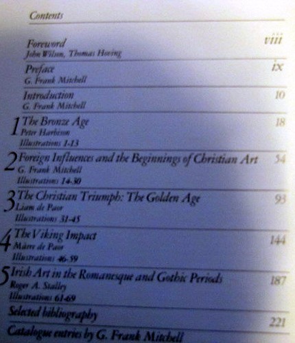 Treasures Of Irish Art Book 1500 BC to 1500 AD by Alfred A. Knopf Hardcover