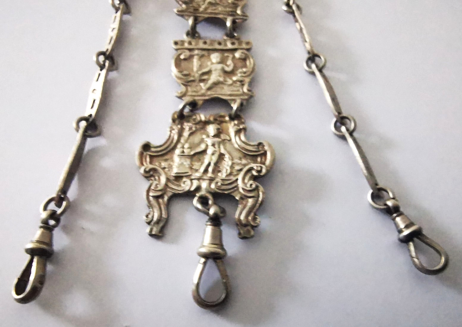 Victorian Solid Silver Chatelaine – Birm. 1890