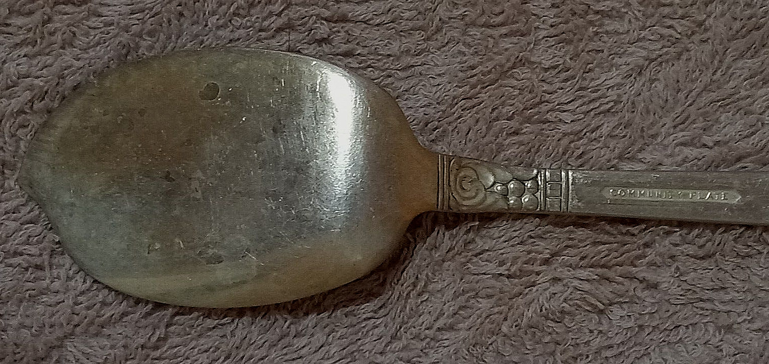 Community Plate “Forever” jam spreader