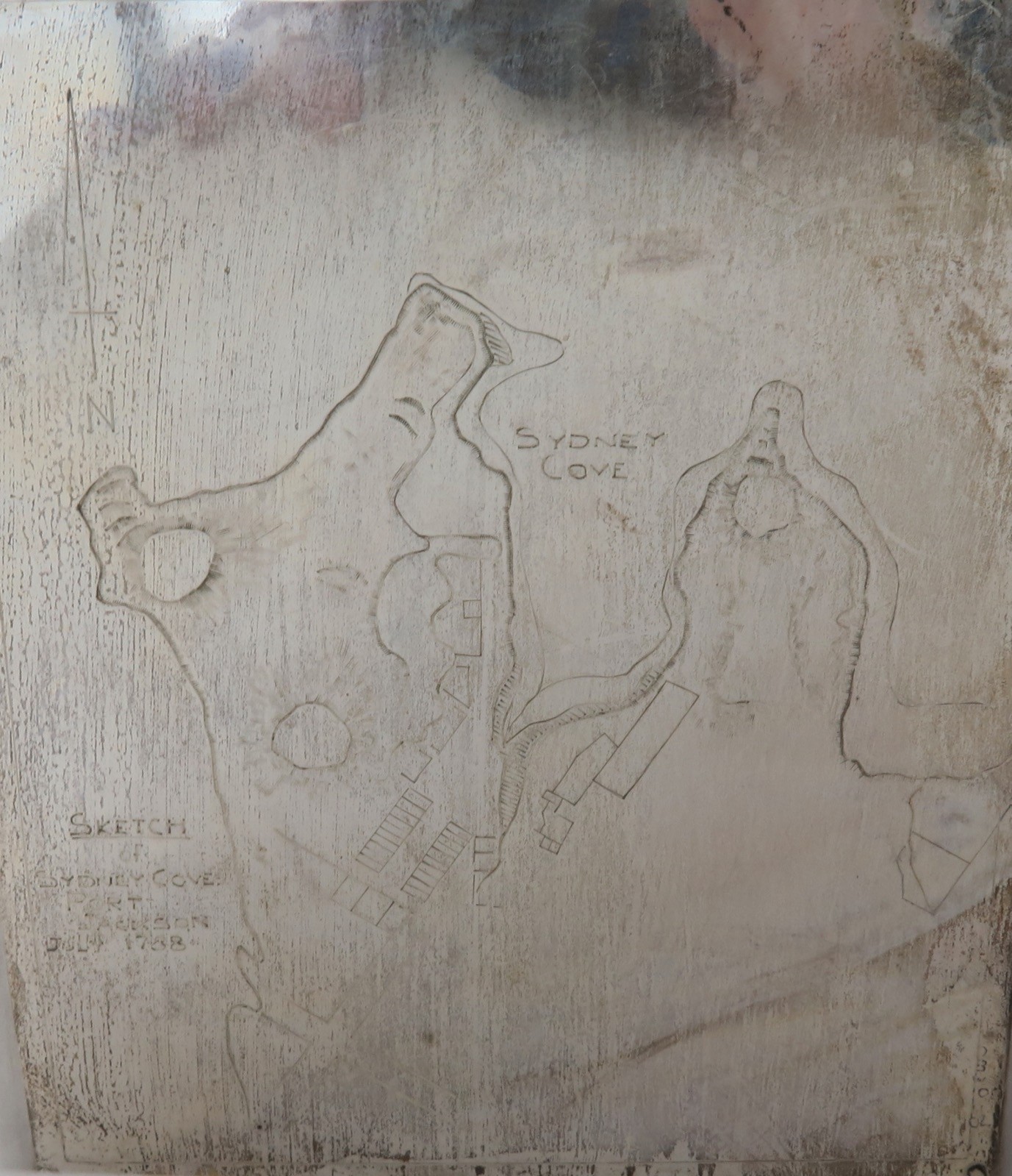 Possibly UNIQUE / RARE. Sterling Silver Maps of Sydney Cove. 1788, 1792, 1831