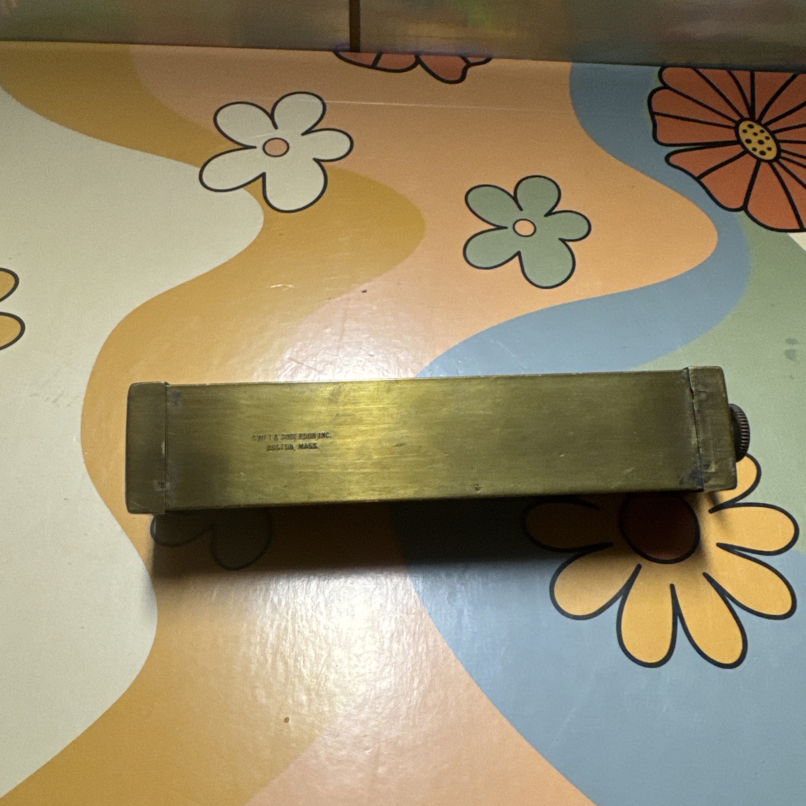 Antique swift & anderson Brass Engineering Hand Sight Level Surveying Scope Tool