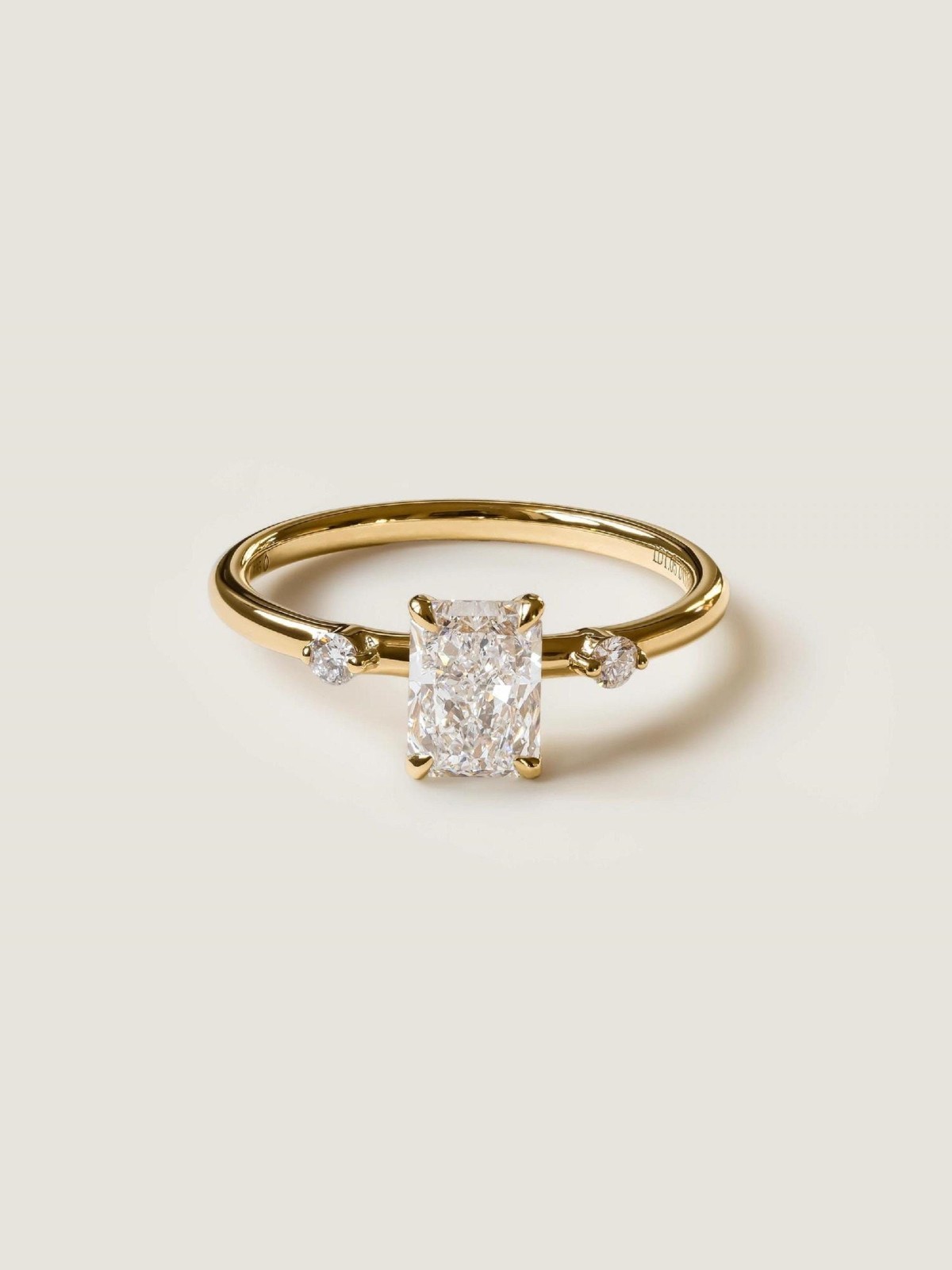1.8 Ct Radiant Cut Lab Created Engagement Ring for Women
