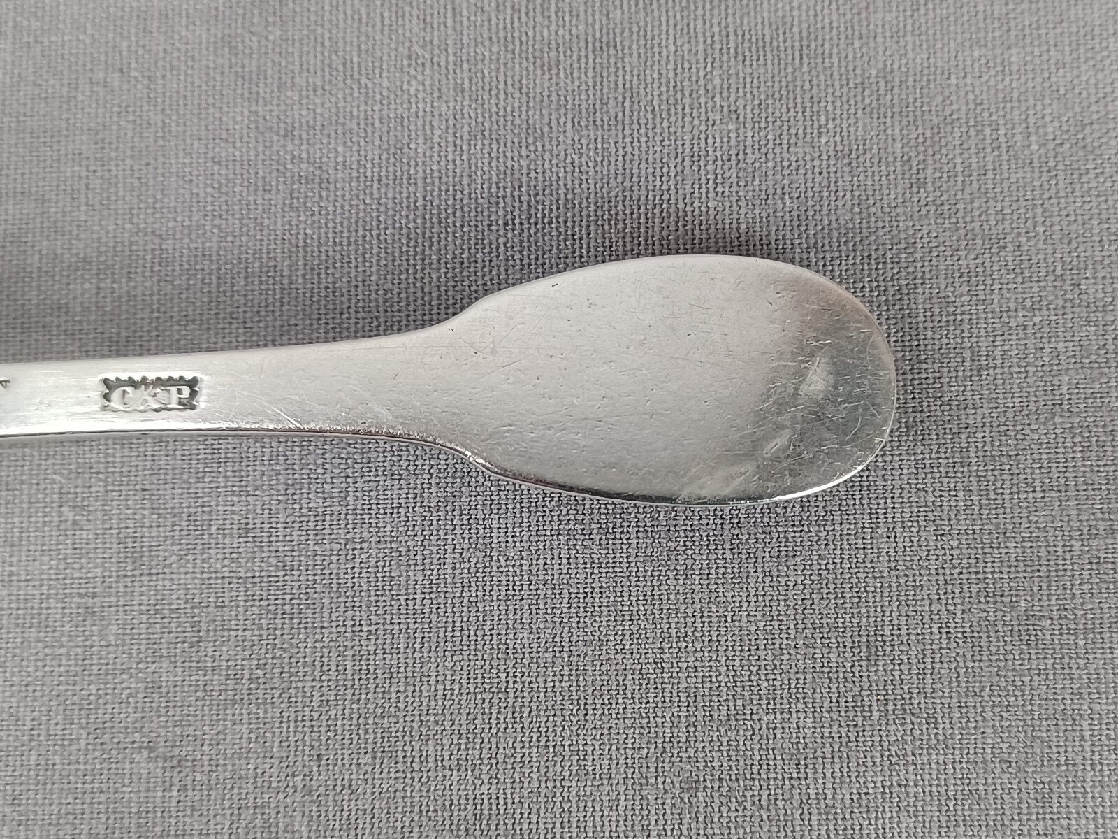 Cleveland & Post New London CT Coin Silver Salt Spoon Circa 1815-1837