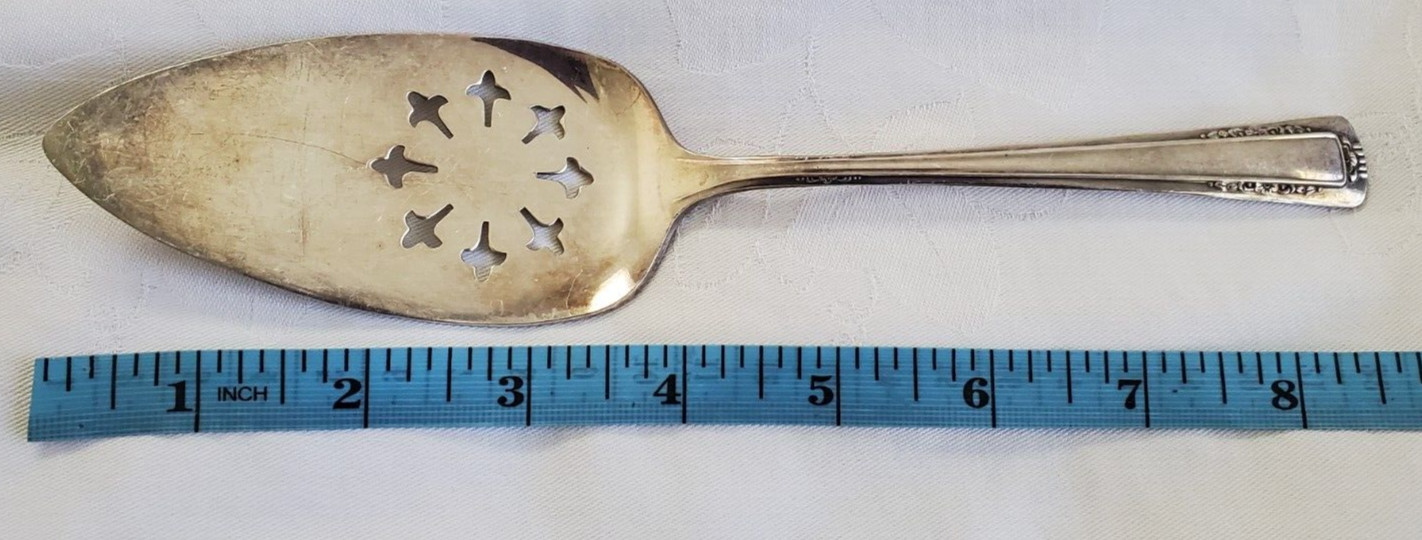 3 Baroness Silverplate Pie Server Casserole Spoon Meat Fork Set Of 3 Hostess Set