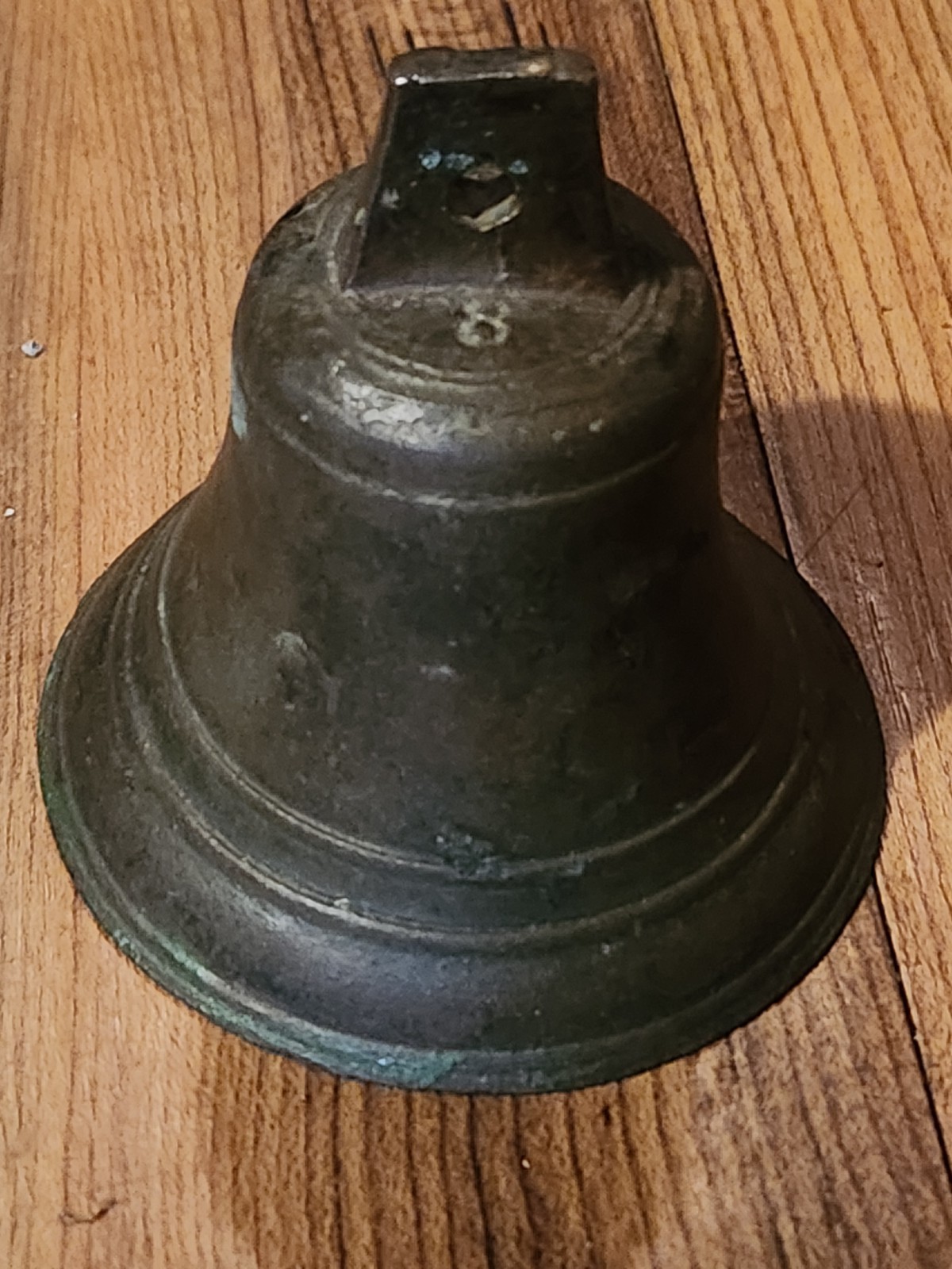 Antique Late 19th Century Bronze Or Cast Ship Or Temple Bell c1880