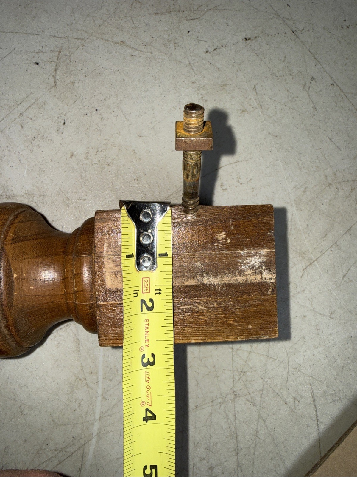 1 SALVAGED Vintage Heavy OAK WOOD TABLE LEGS Repurpose FOR RESTORATION 28.5”