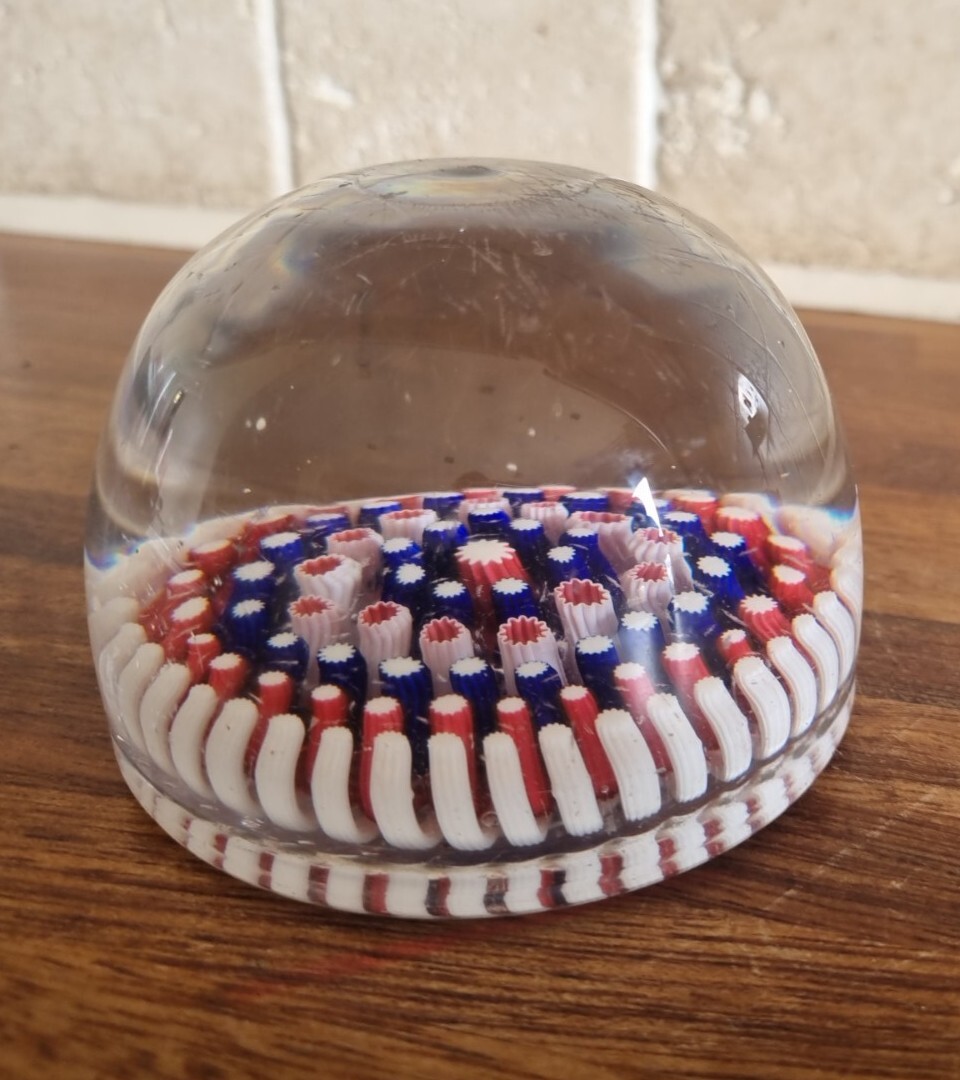 Mid 19thc Paper Weight..colourful
