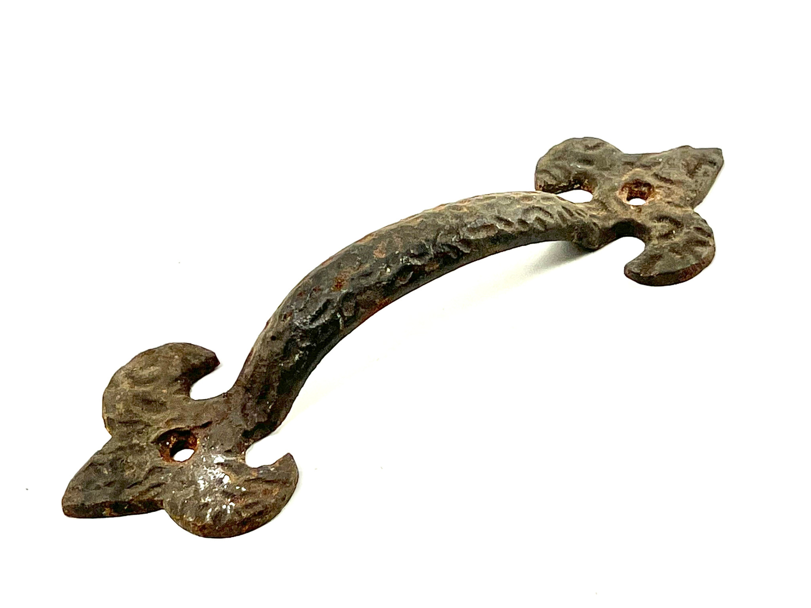 Vintage Cast Iron Handle – Heavy Duty Door Gate Window Pull Reclaimed Salvage