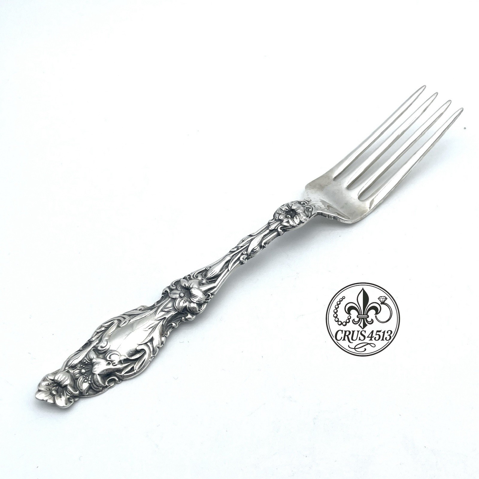 Whiting Manufacturing Co. (Gorham) Lily Patter Sterling Silver Dinner Fork