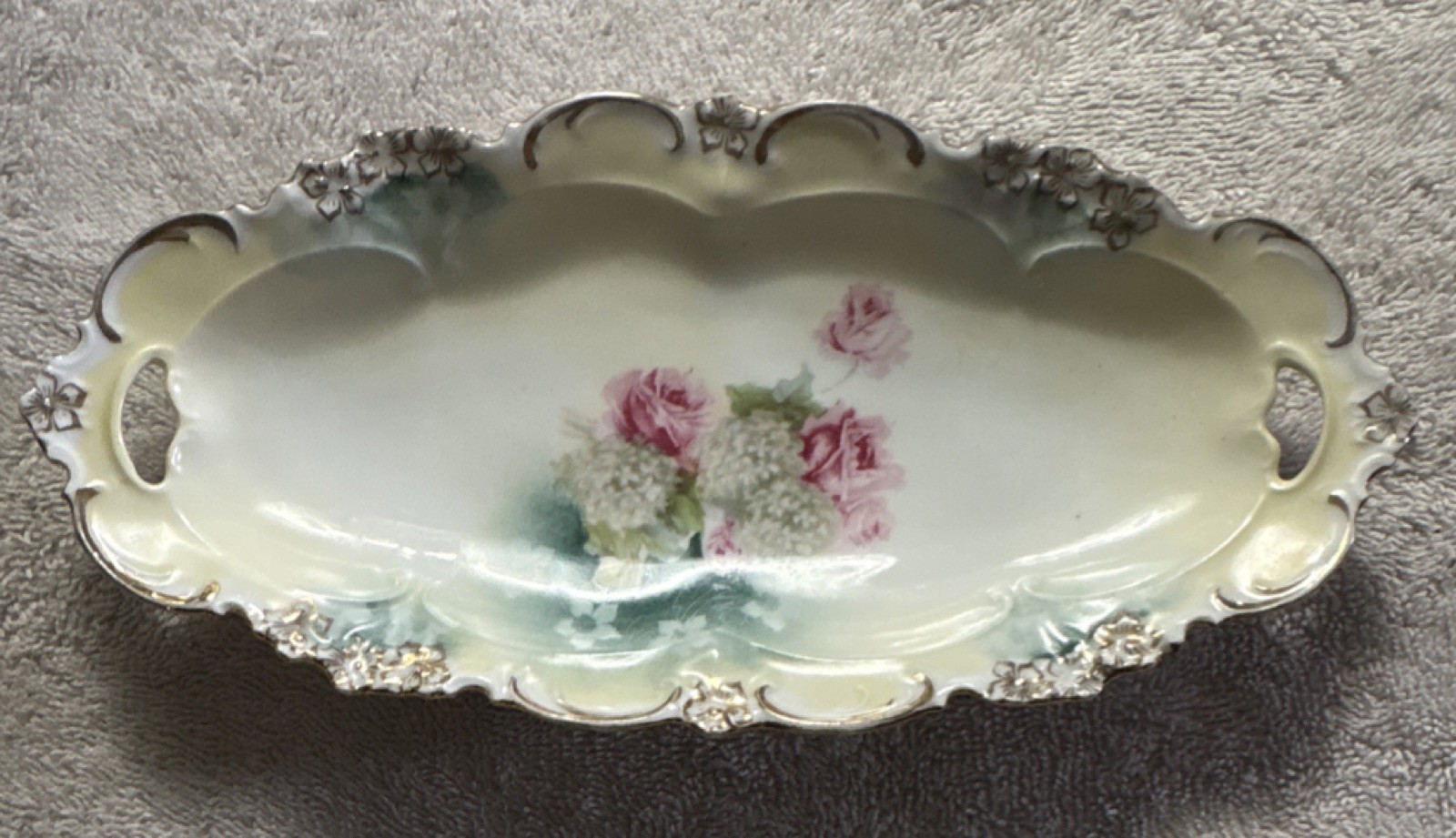 Antique RS Prussia Porcelain Tray Or RelishDish LikelyBetween 1895-Early 1900’s