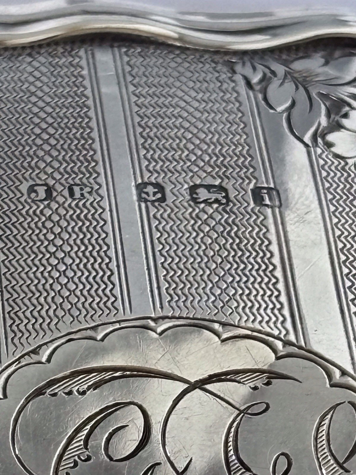Edwardian Silver AIDE MEMOIRE NOTEPAD PURSE Case JOHN ROSE Birmingham 1908