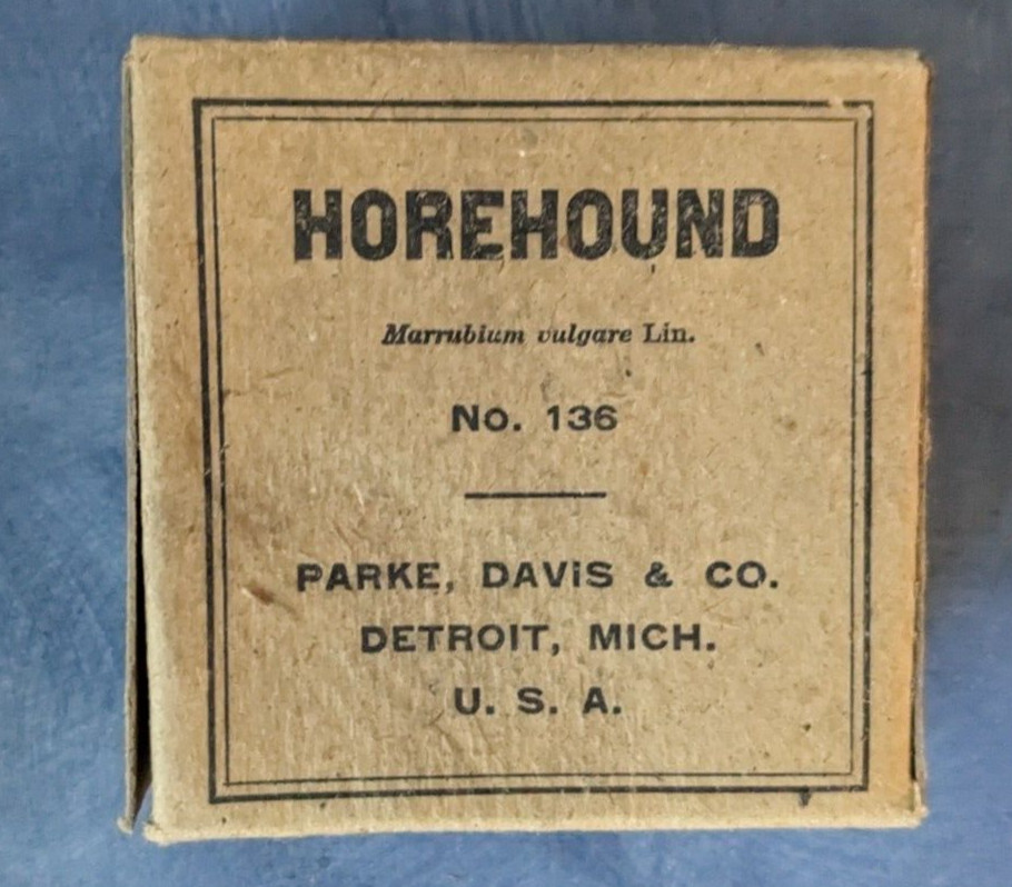 Horehound – Davis & Co. NEW OLD STOCK quack medicine