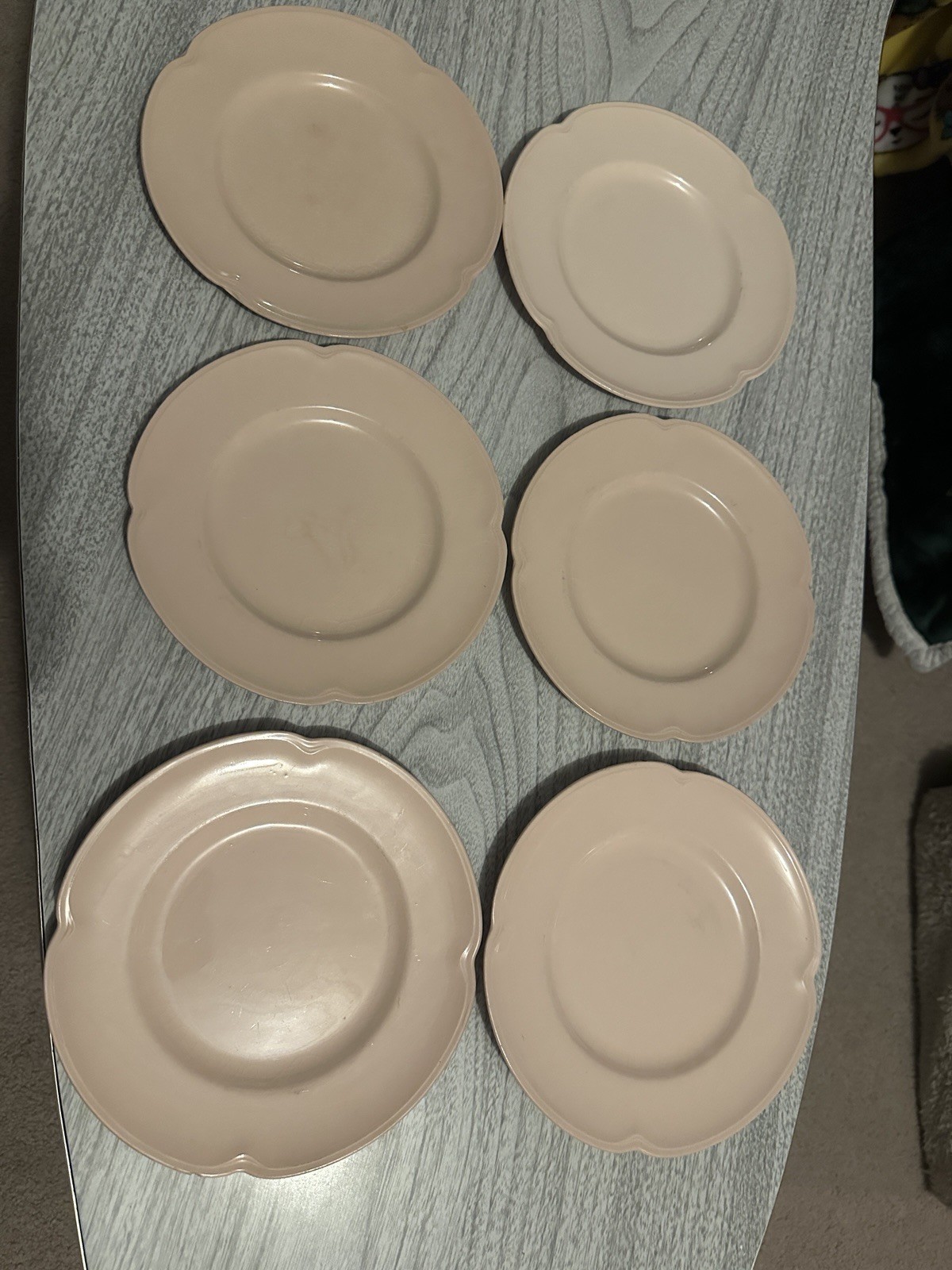 Rosedawn Johnson Brothers Antique China Dessert Plates (set Of 6)