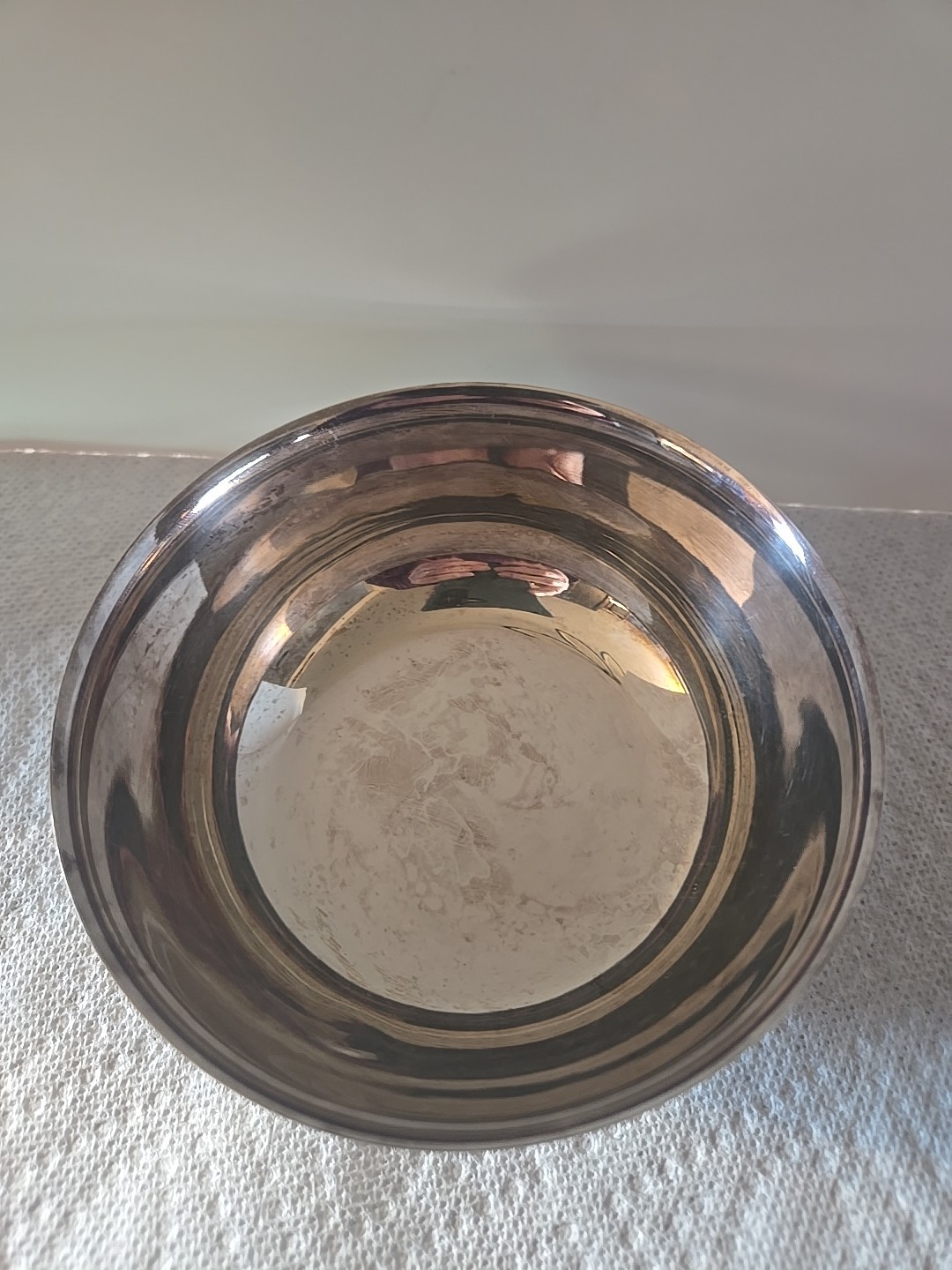 Wallace vintage 5” Clad Silverplate Bowl M637 With Lion Feet