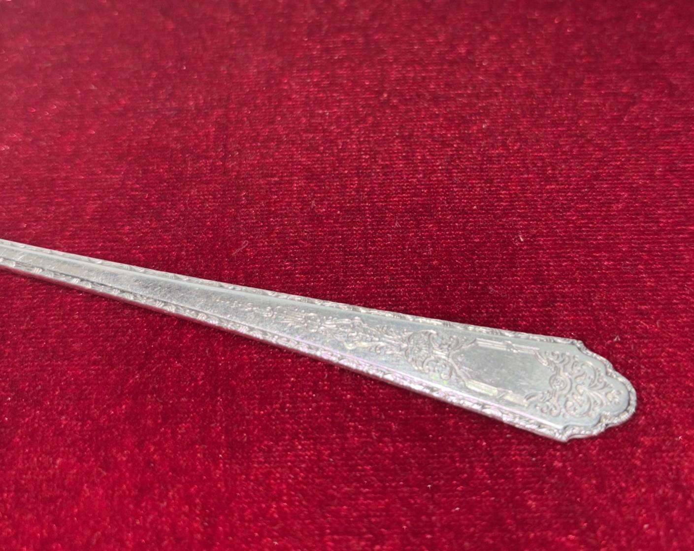 Lunt Sterling “Mary II” Butter, Food Pick, Twisted, Original 6 1/4”, 16.4 grams