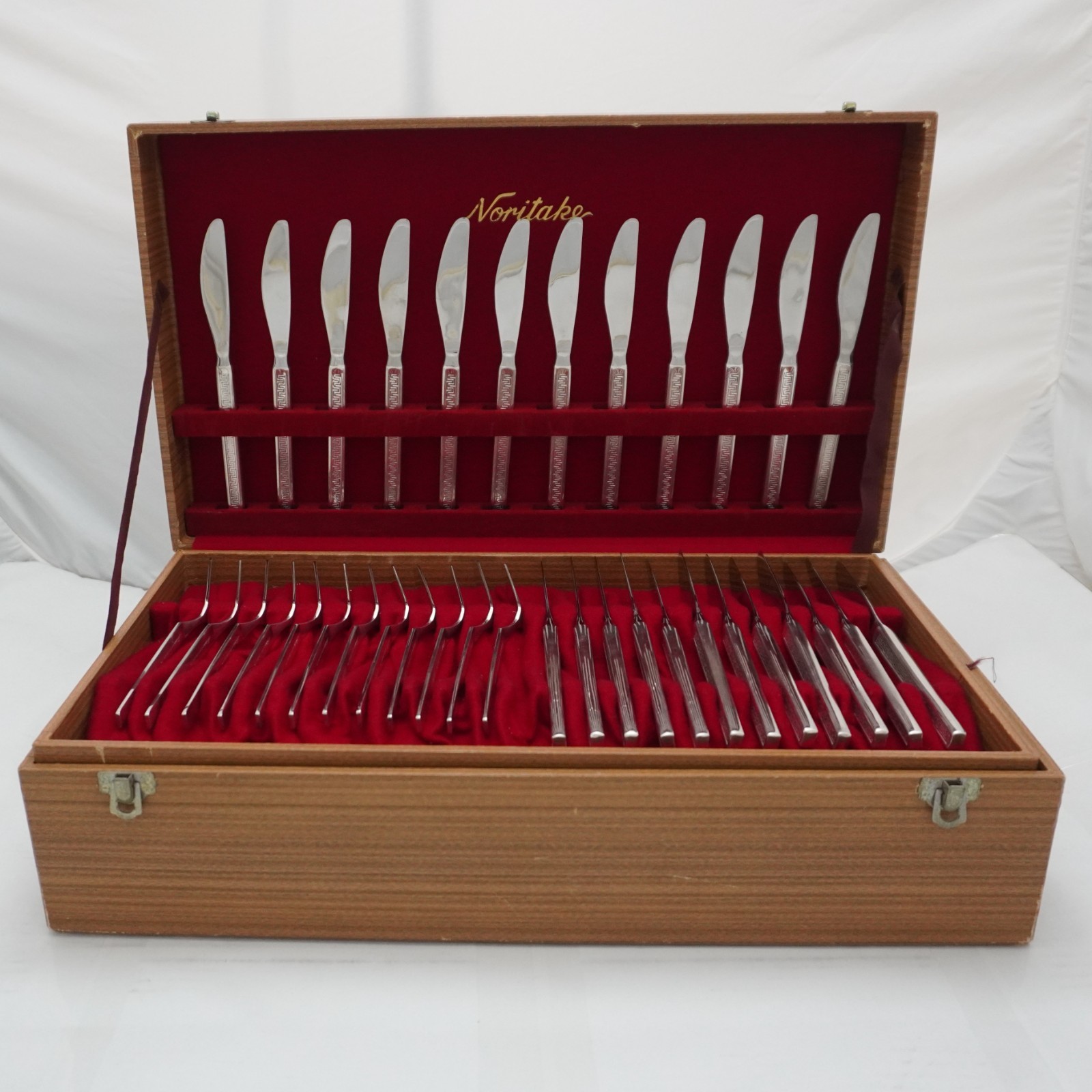 EROS Design Noritake Japanese Silver Service 110 Piece Canteen of Cutlery Set