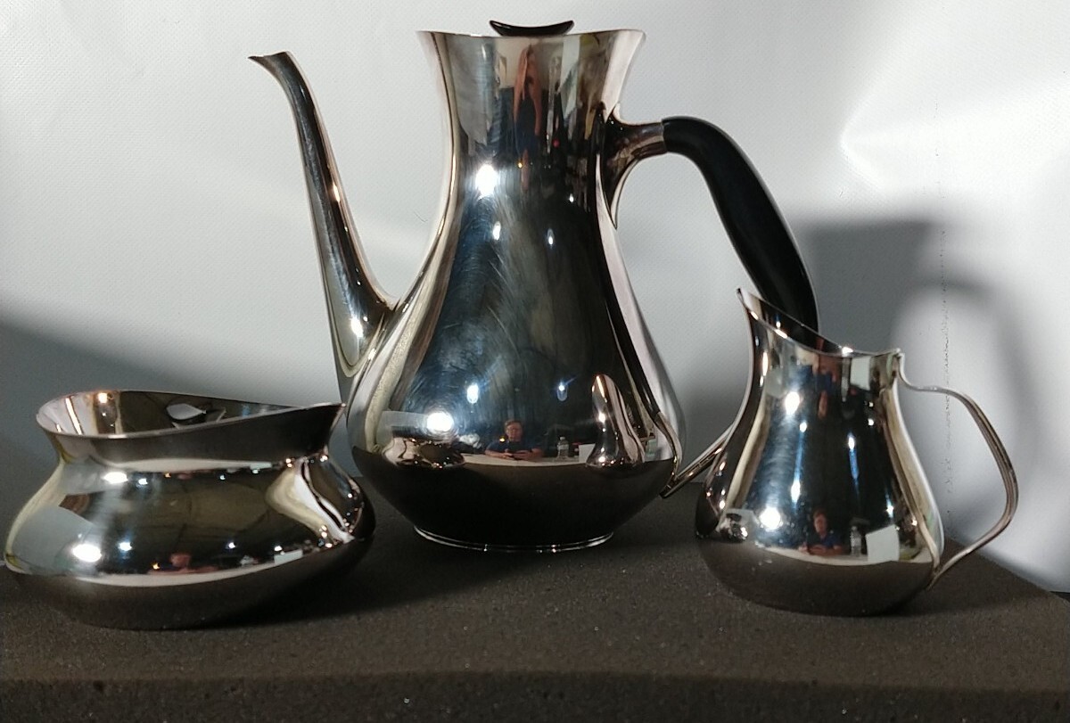 Mid-Century Modern Denmark Cohr Silver Plated Coffee/creamer/sugar (t)
