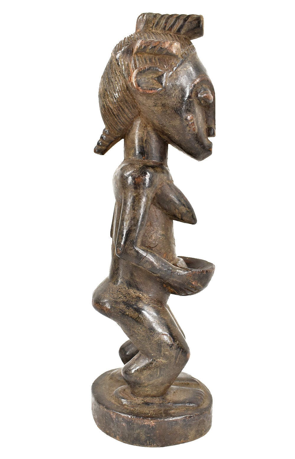 Baule Standing Female Figure Cote d’Ivoire