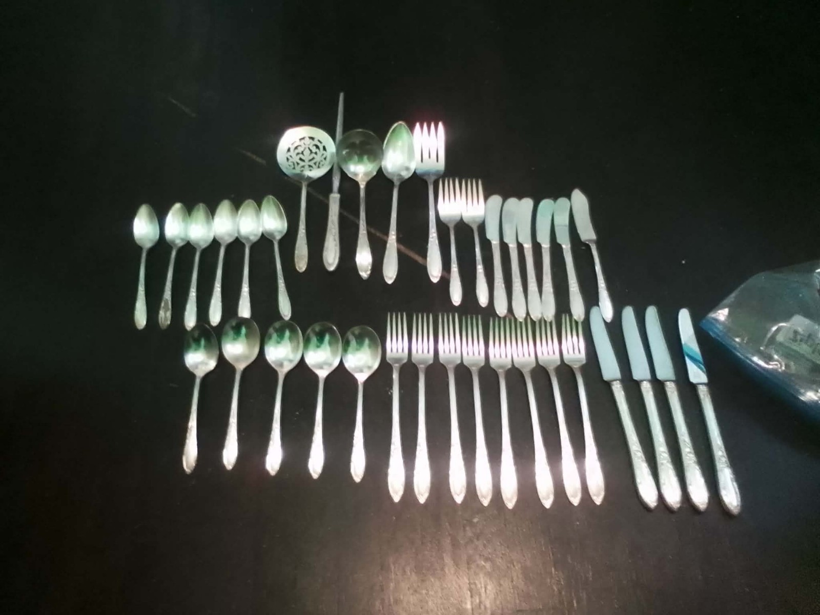 Oneida Heirloom Plated Silverware and Serving Pieces.