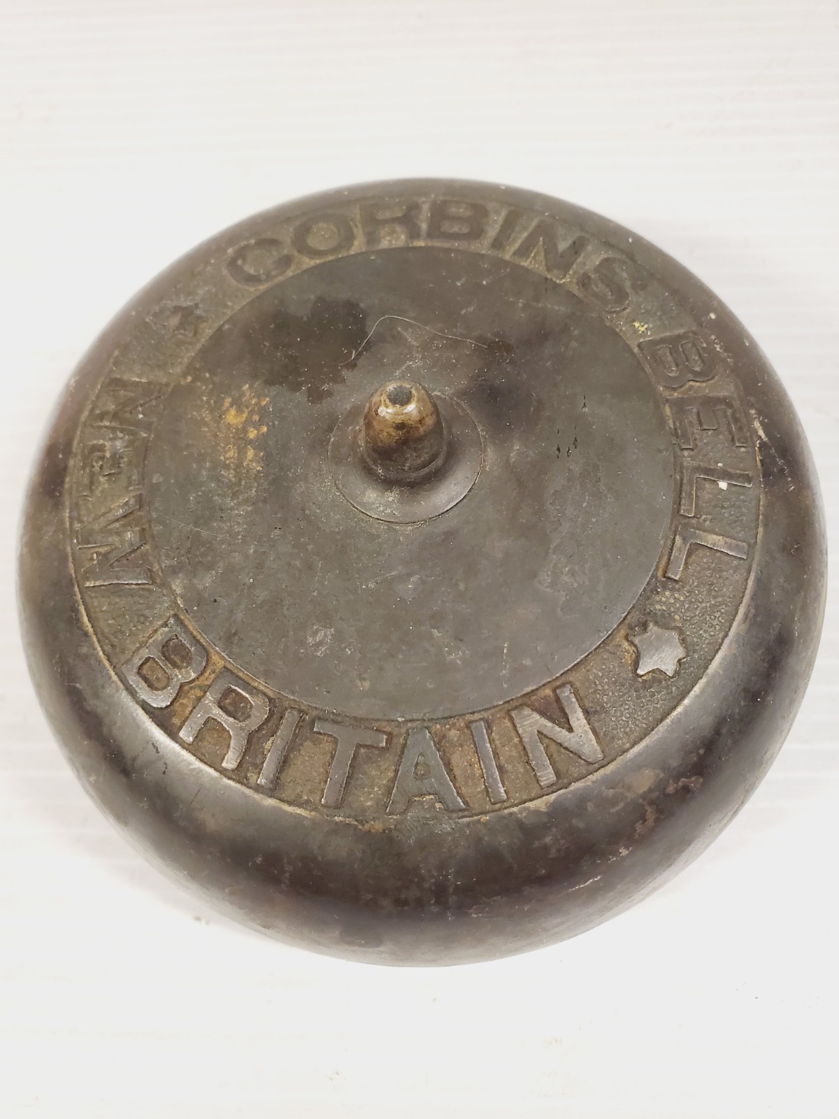 Antique New Britain Corbins Mechanical Doorbell Victorian