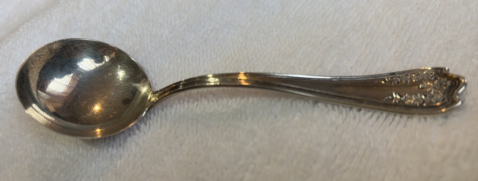 SSMC Sterling Silver Bouillon Spoon Blossom 1908