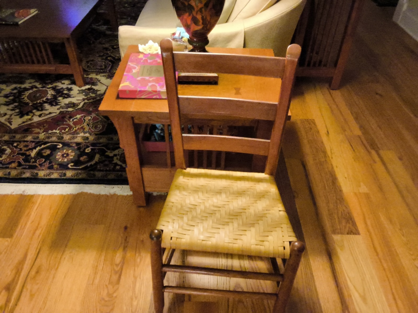 Early Split Seat Ladderback Chairs Morticed Pinned backs Maple & Hickory