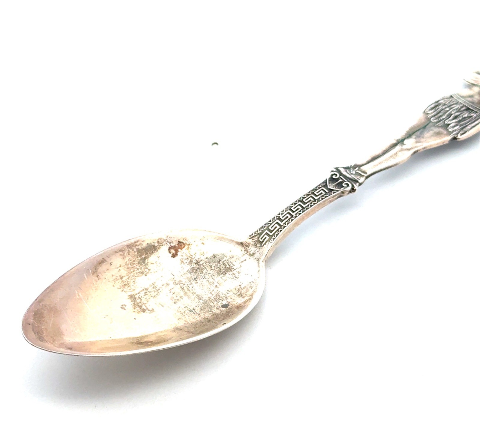 .925 Sterling Silver Full Figure Native American Souvenir Spoon, 18.7g
