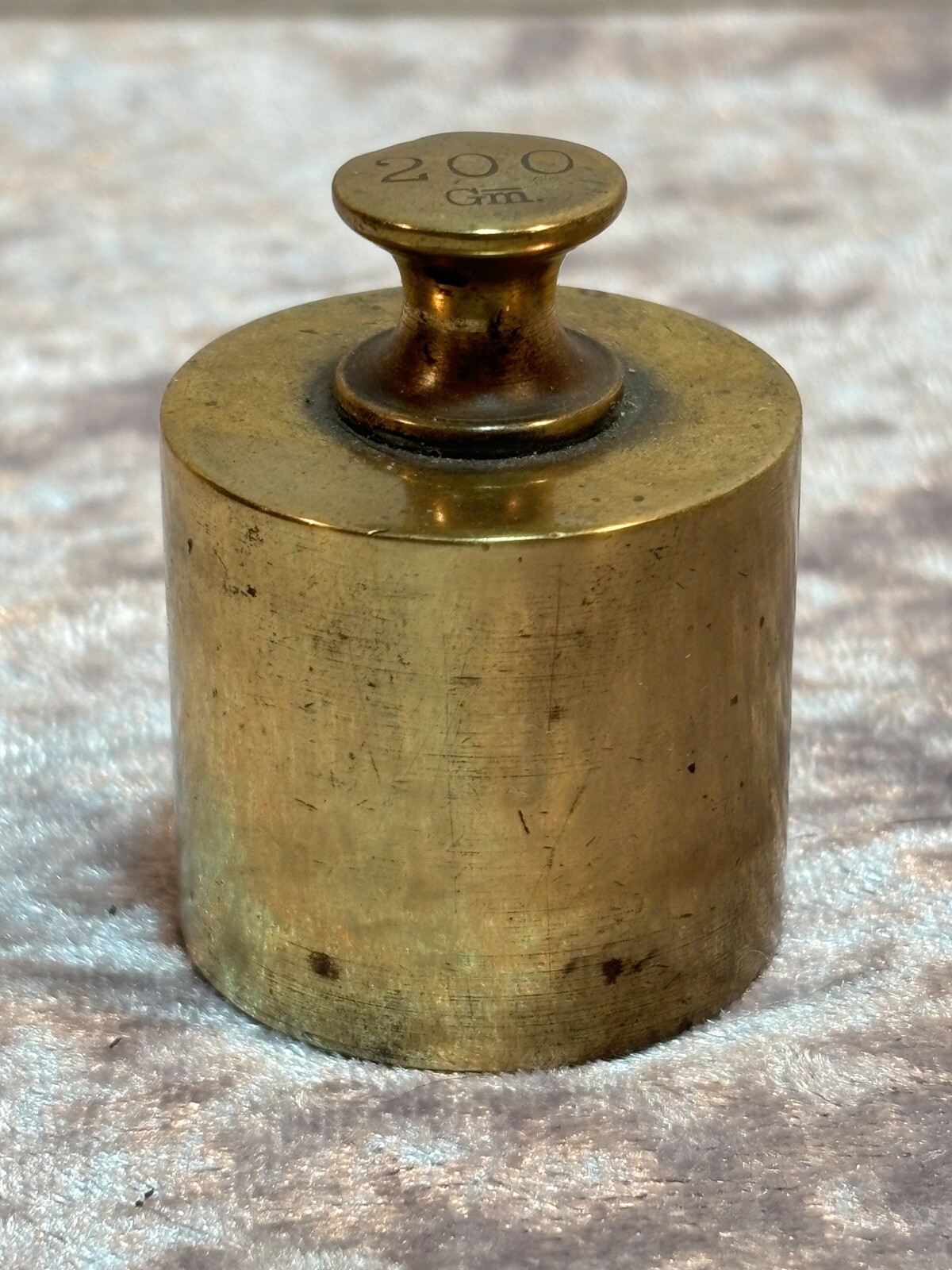 Solid Brass Scale Weight – 200 grams