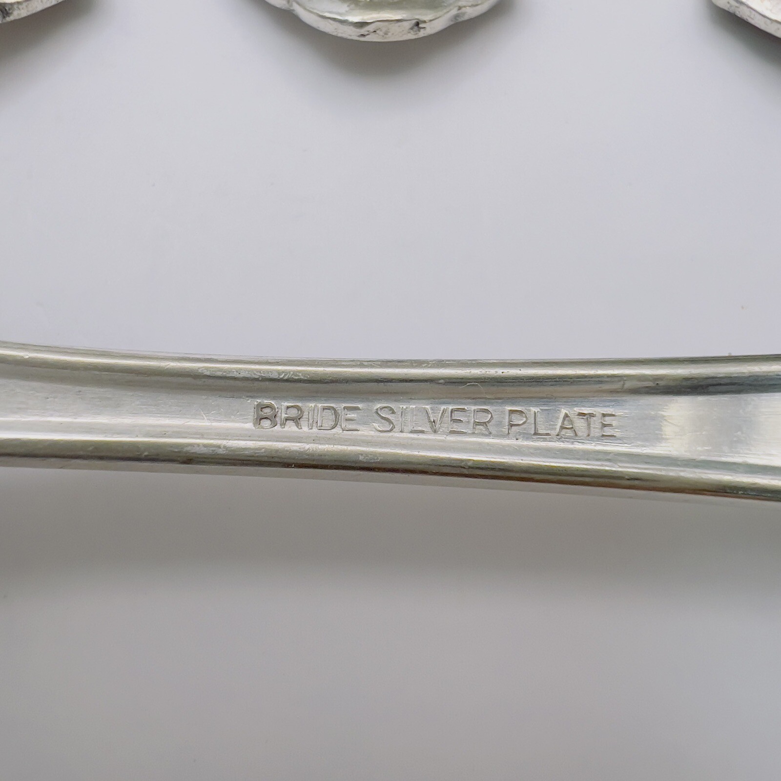 Bride Silverplate 4 Salad Forks Flatware Floral International 1923