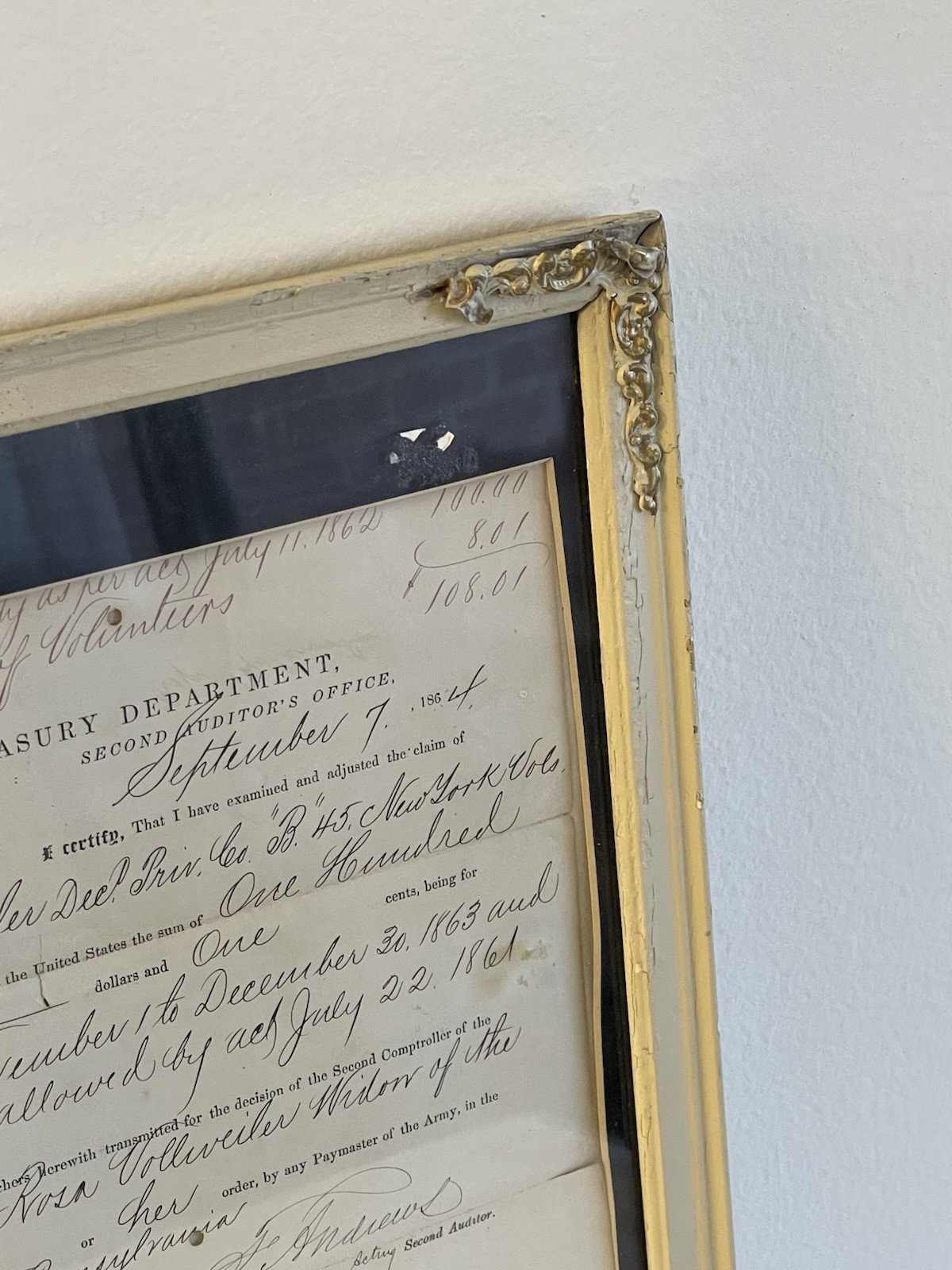 ‎‏This document was the U.S. Treasury Department from September 7, 1864
