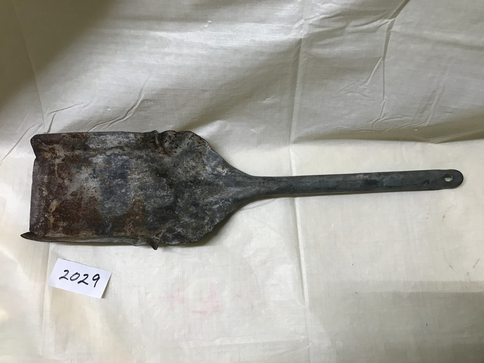 Vintage Antique Ash Shovel Coal Scoop Fireplace Stove Metal Tool 17 3/4″ – 2029