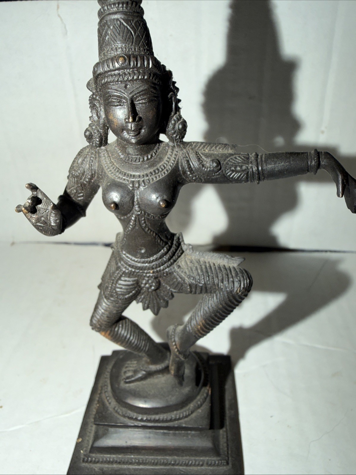 Bronze Shiva Katana India Mid 20th Century 6” Tall