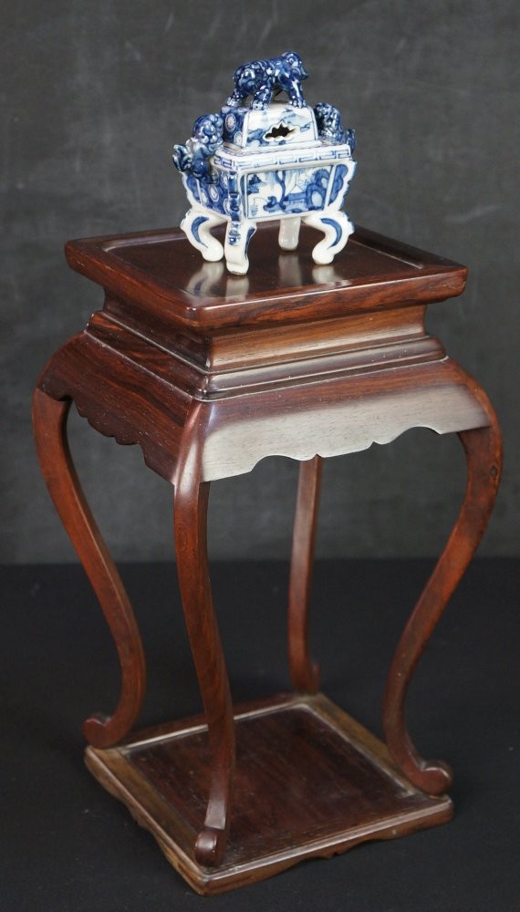 Japanese censer/bonsai stand table hand craft wood 1950 interior