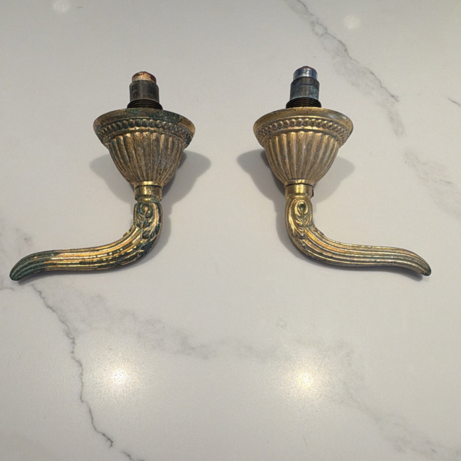 Sherle Wagner style brass faucet handles