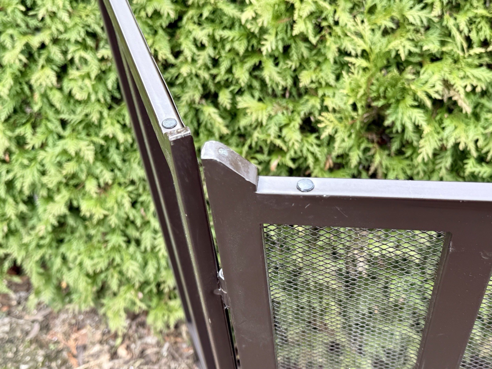 SPARK ARRESTOR SCREEN Folding Metal FIREPLACE INSERT Vintage Architecture