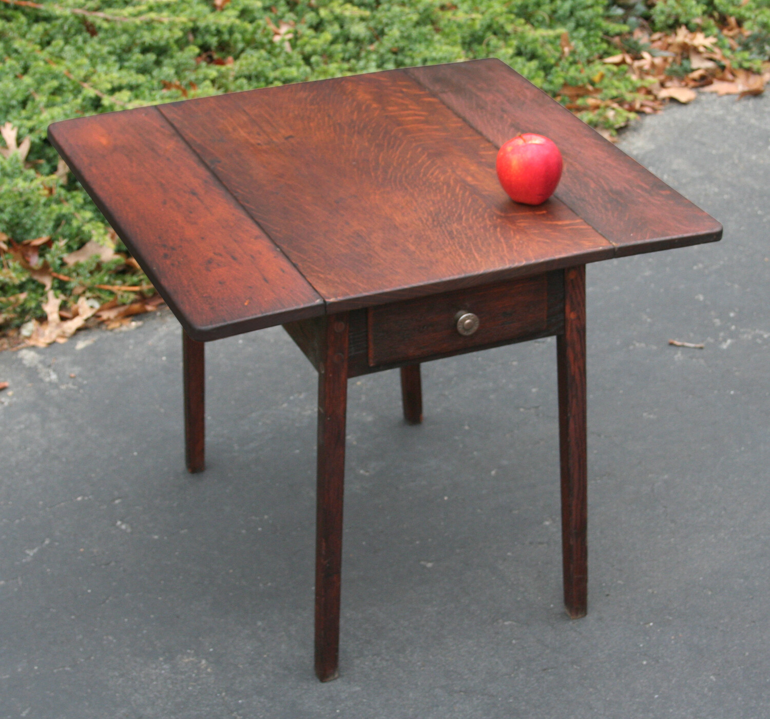 A Miniature Antique Drop Leaf Table