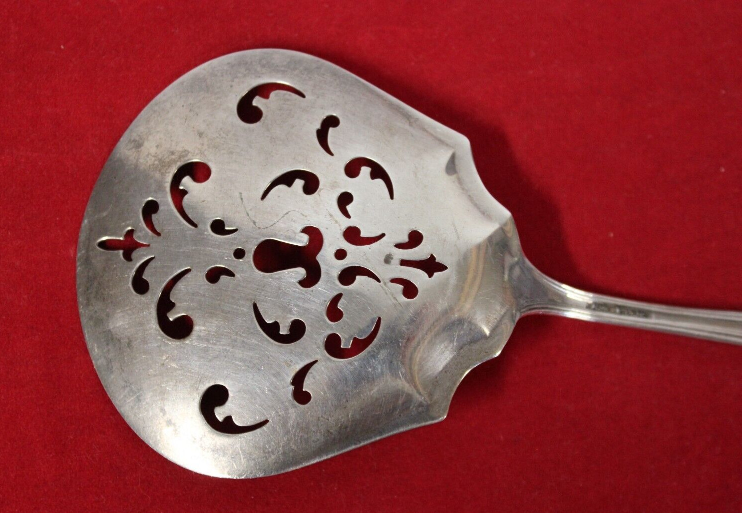Alvin Maryland Sterling Tomato Server 7 5/8″ Monogram “M.A.” (1910) 46.5g