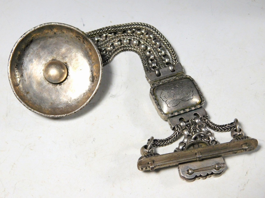 Meiji period Tobacco-pouch Chain Kanagu Edo original netsuke inro antique