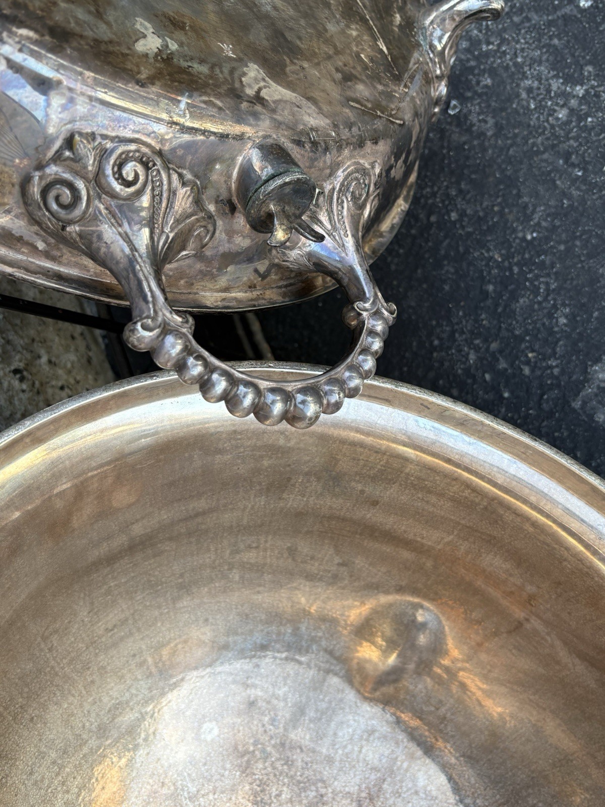 Antique Regency #982 Silver DOME Warming Dish Catering Service🍴 Food Display