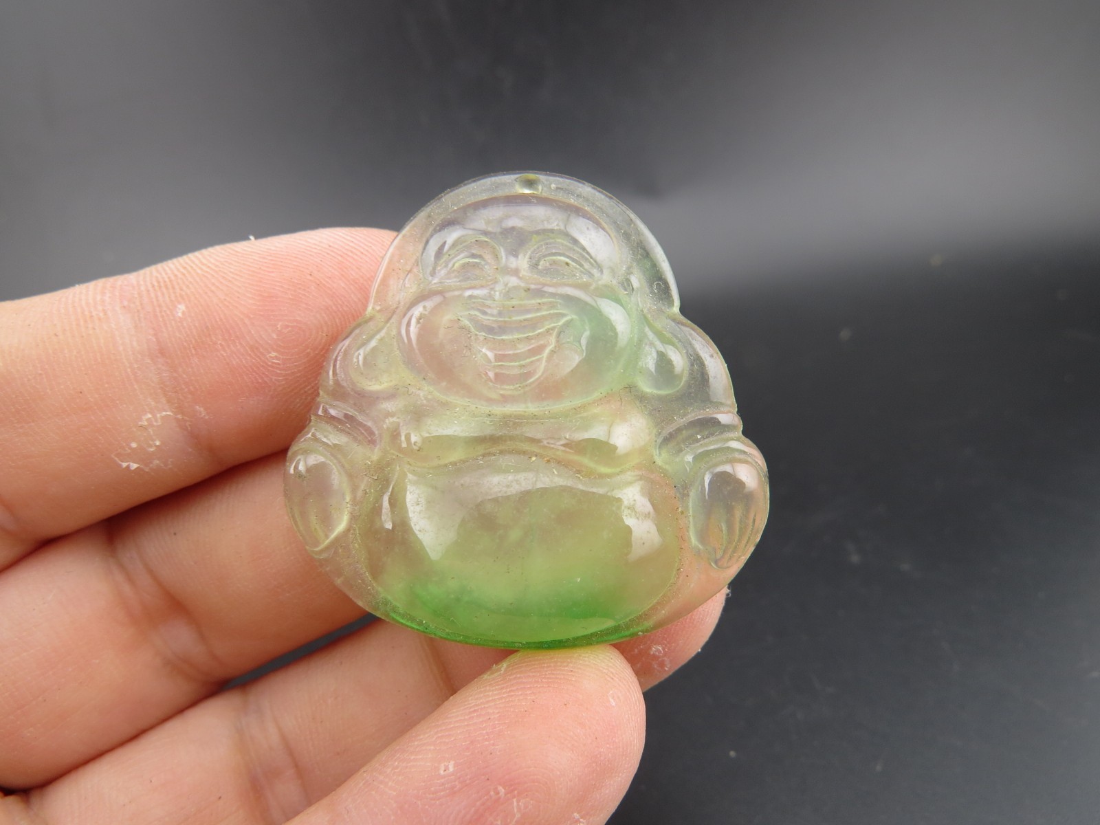 China, jade,Collectibles,hand-carved,jadeite,jade,rare Buddha, pendant F699