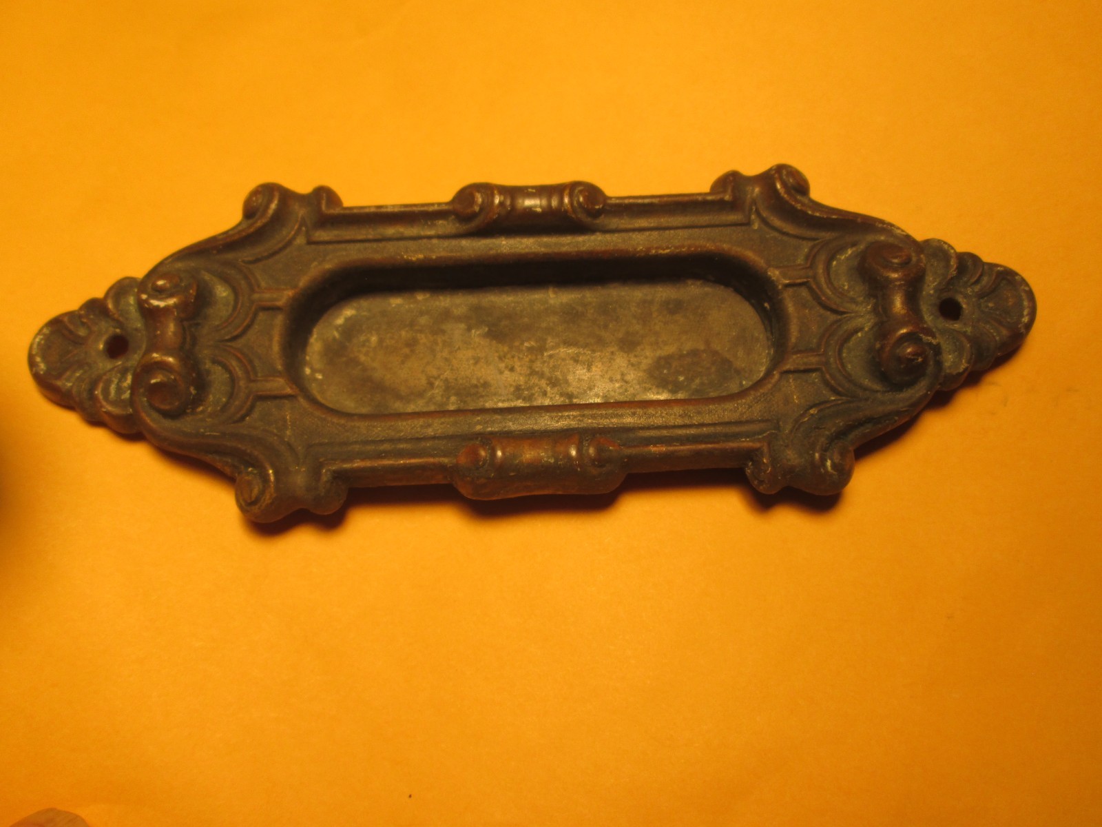 True Vintage Antique Sash Lift Handle Yale and Towne Brass 7304