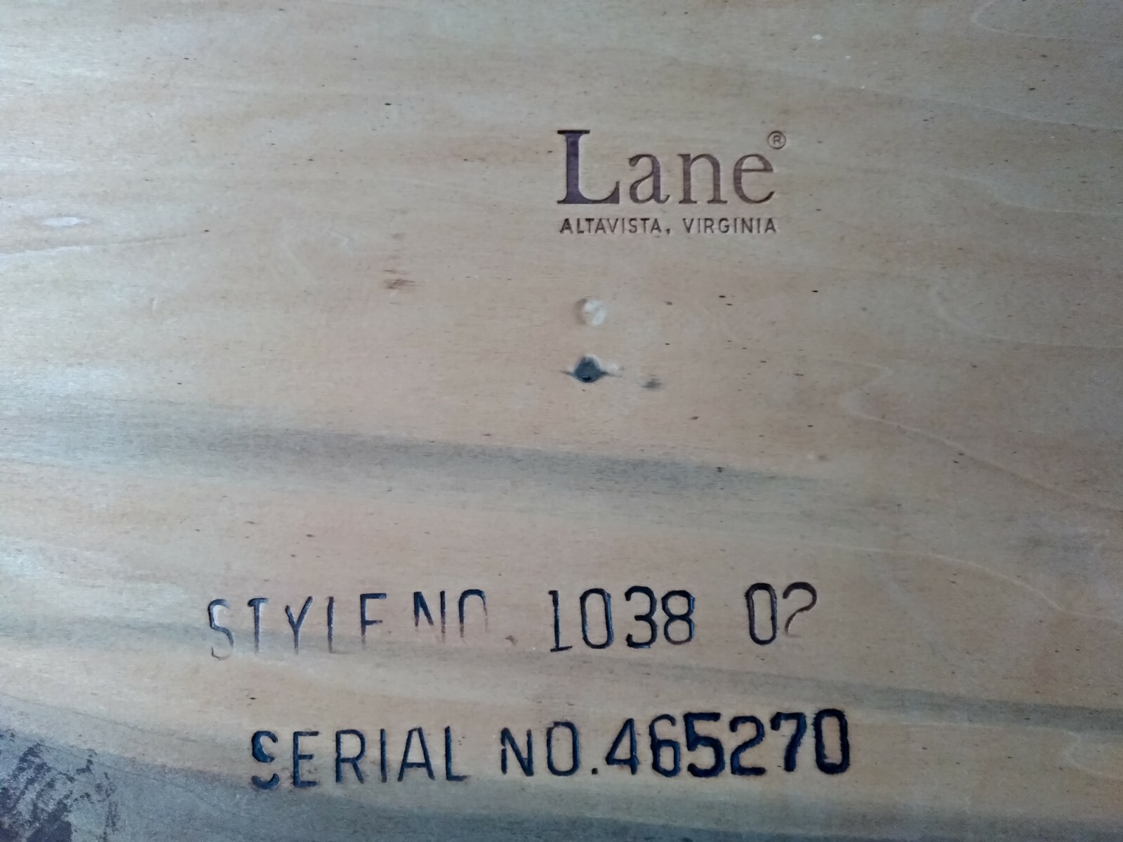 LANE Walnut End Side Lamp Table Nightstand Mid Century Modern MCM 1964