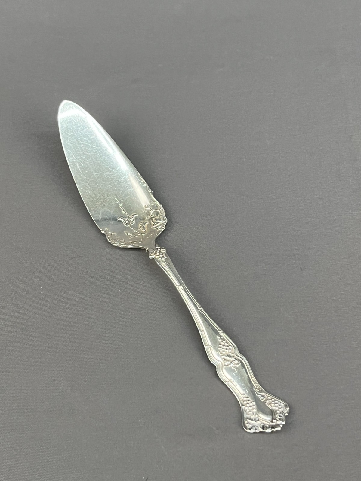 1847 Rogers Bros VINTAGE GRAPE Silverplate 8 1/2″ Jelly or Pastry Server