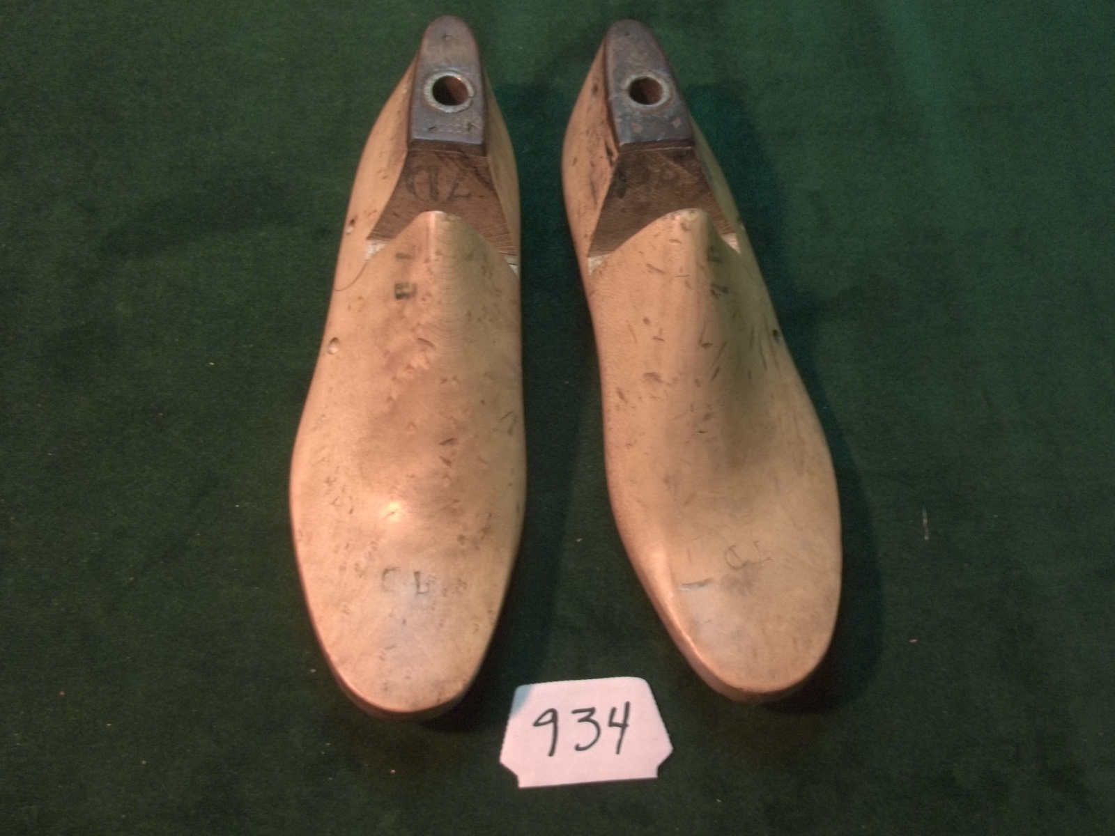 VINTAGE Original PAIR Size 7 D Industrial Shoe Factory Last #934