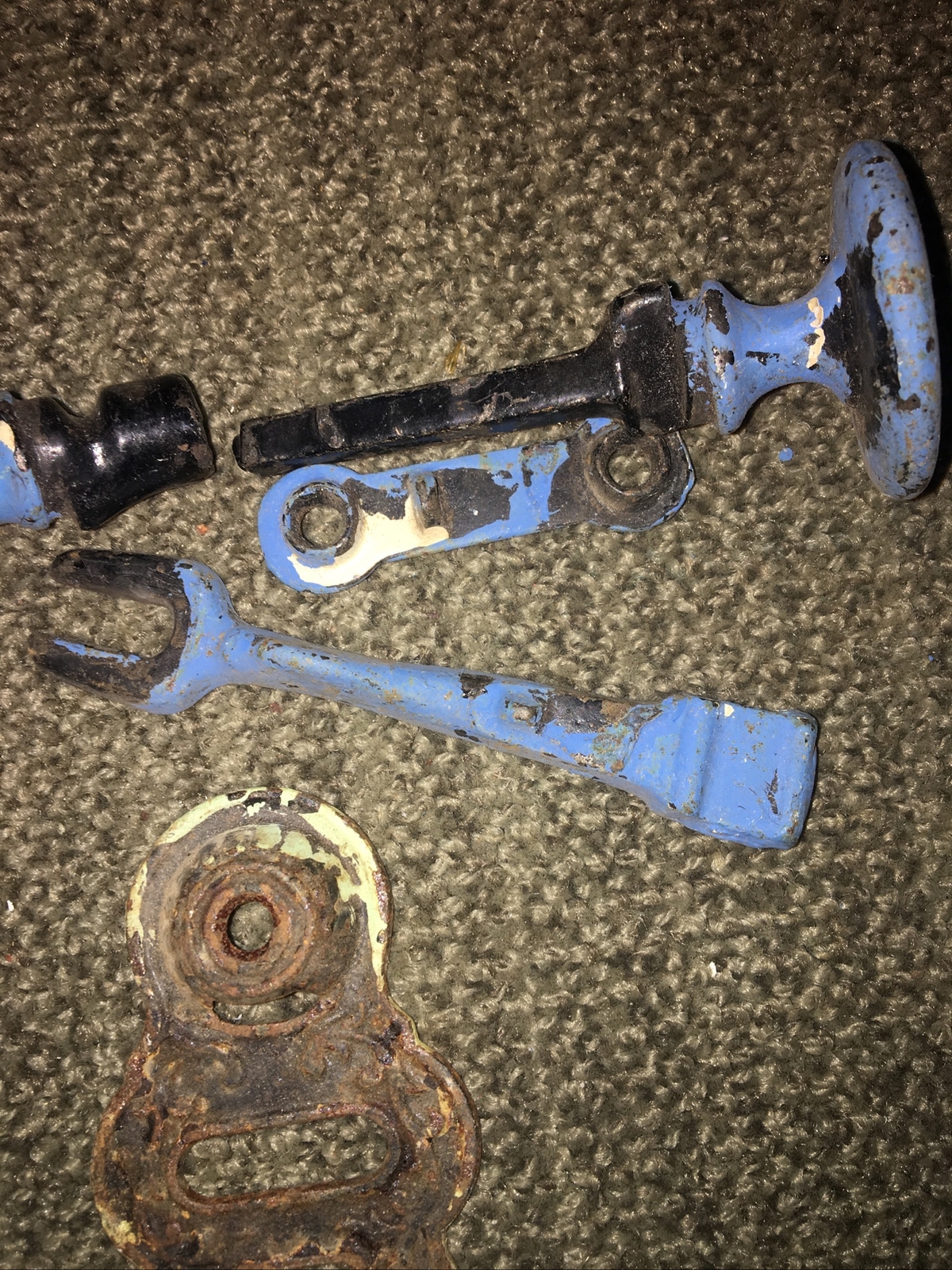 Lot Of 5 Antique Door Pieces Removed From 100+ Year Old Pennsylvania Home.Rustic