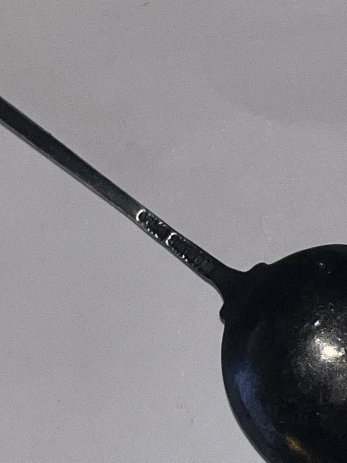 Sterling Silver Bermuda Souvenir Spoon Enamel Island As Found