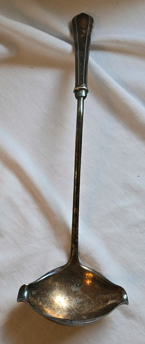 Vtg Gorham Silverplate Ladle Large Soup Punch Spoon RARE Penn Athletic Club 1926