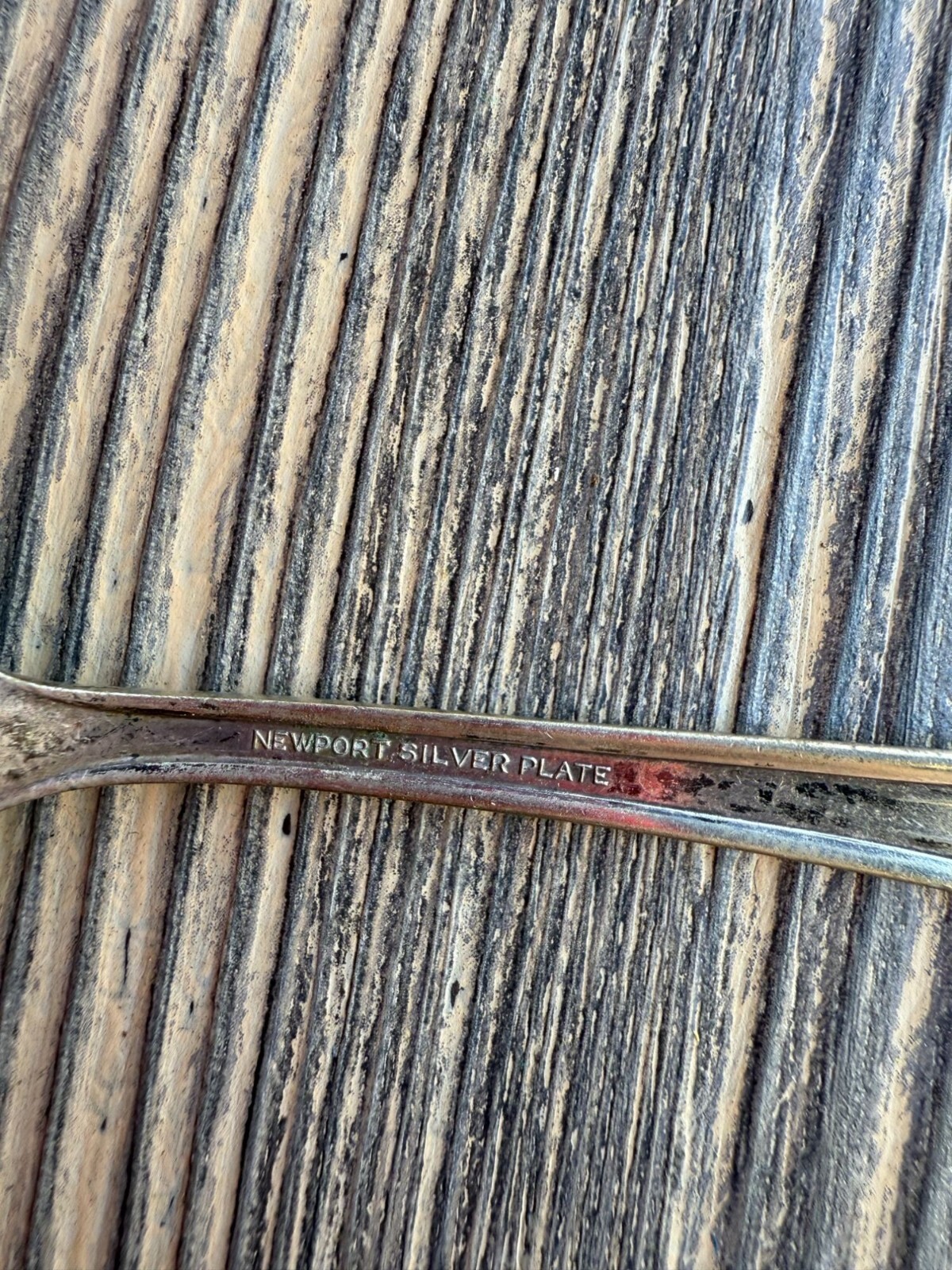 Vintage Newport Silver Plate Teaspoon With Ornate Floral Handle Design
