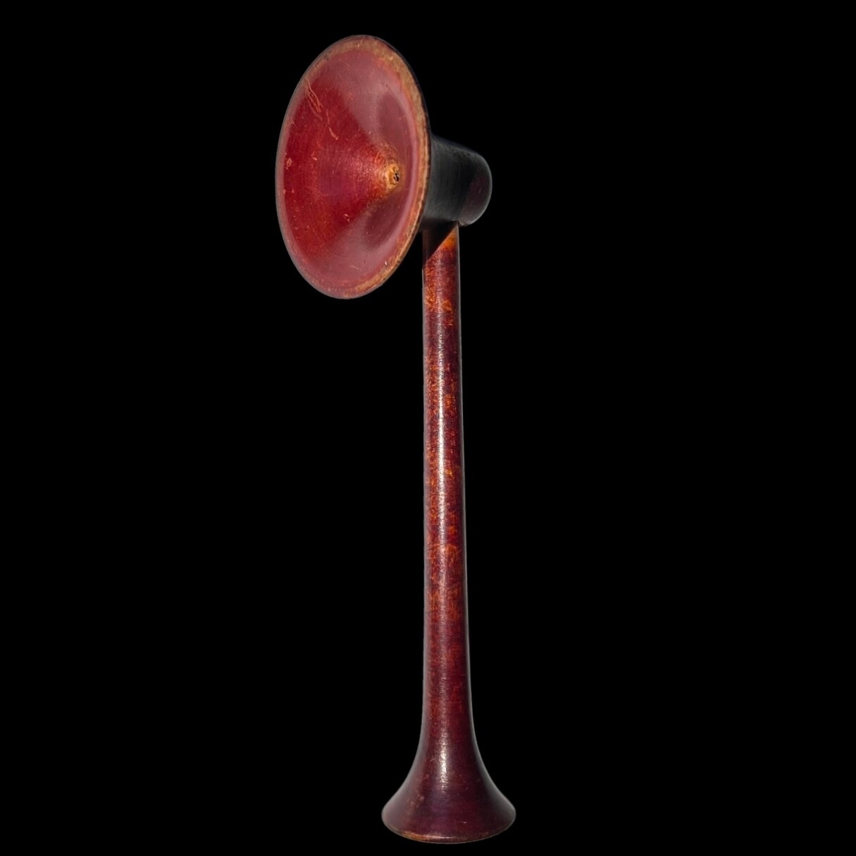 Antique Wooden Monaural Stethoscope – Two-Piece Design Red Painted 6.3 inches